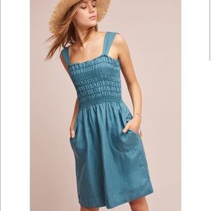 NWT Carrie Smocked Maeve Anthropologie Dress